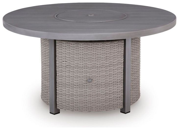 Dillon Beach Gray 48" Round Outdoor Fire Pit Table