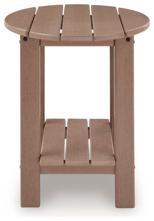 Cliffs Beach Driftwood Oval Outdoor Occasional Table Set