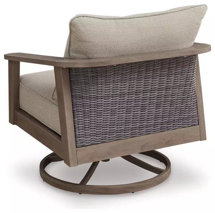 Francis Beach Gray Performance Fabric Outdoor Living Room Set