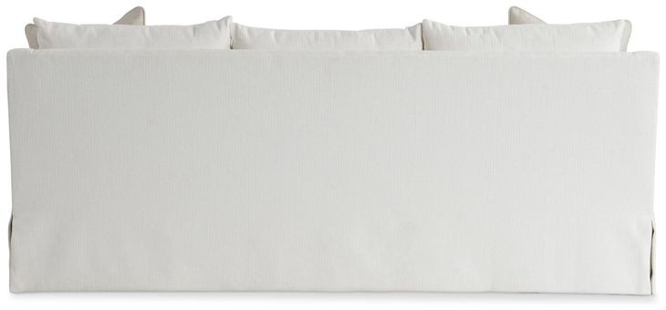Grace White Performance Fabric 90" Sofa