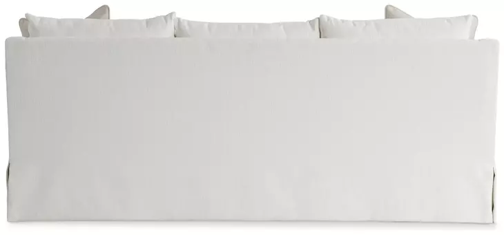 Grace White Performance Fabric 90" Sofa
