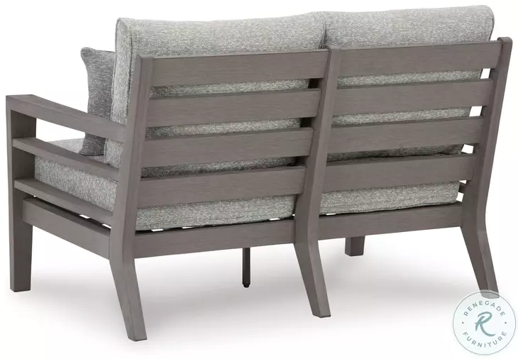 Hillside Barn Gray And Brown Performance Fabric Outdoor Conversation Set