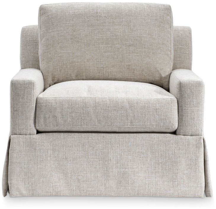 Sutton Cream Upholstered Swivel Accent Chair