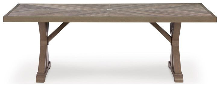 Carmel Bay Beige Outdoor Dining Table