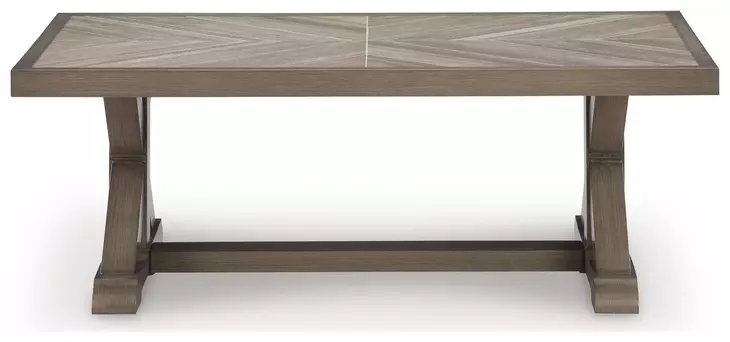Carmel Bay Beige Outdoor Coffee Table