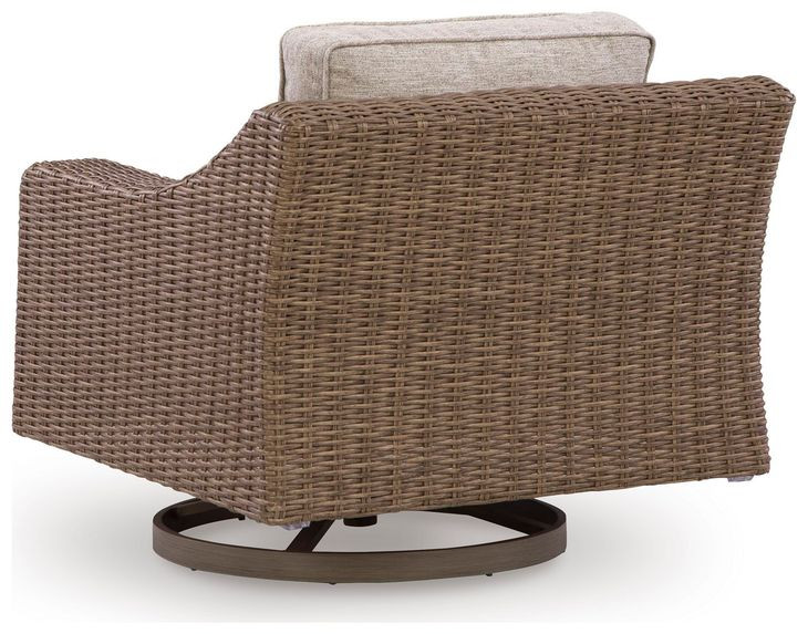 Carmel Bay Beige Outdoor Fire Pit Room Set