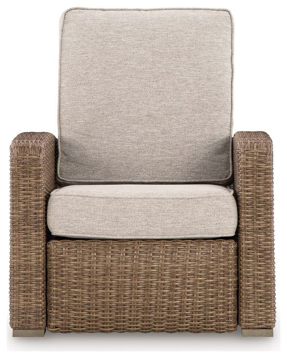 Carmel Bay Beige Outdoor Recliner