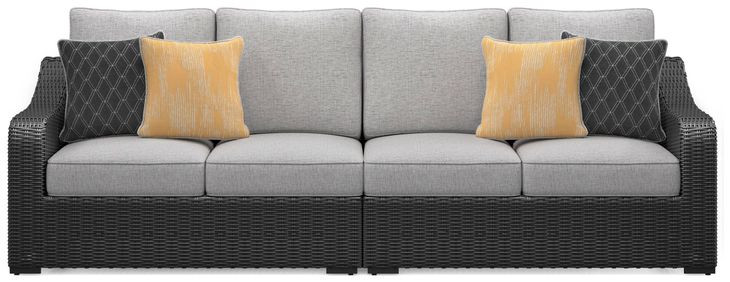 Beachcroft Light Gray 5 Piece Outdoor Sectional