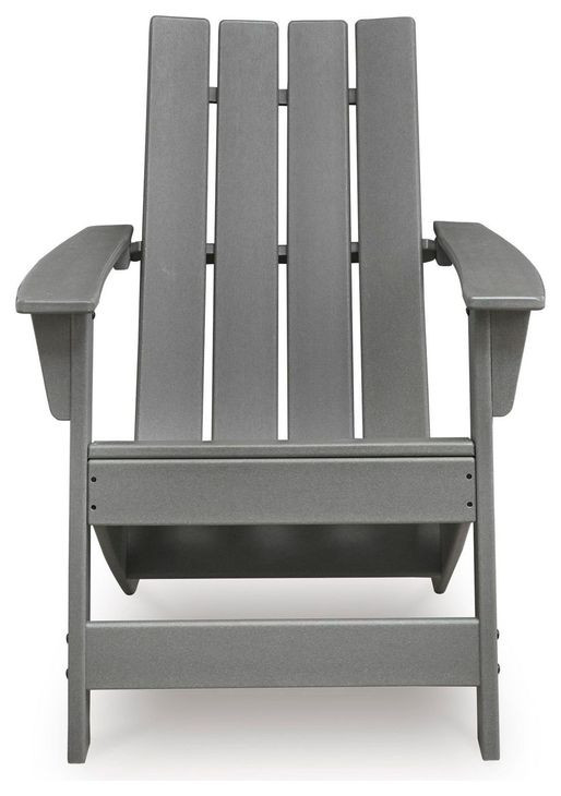 Lone View Bay Gray Outdoor Adirondack Chair