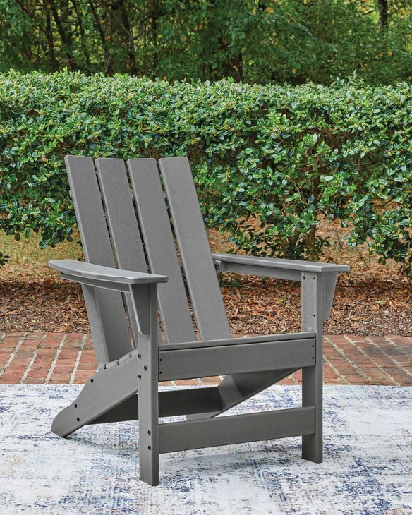 Lone View Bay Gray Outdoor Adirondack Chair