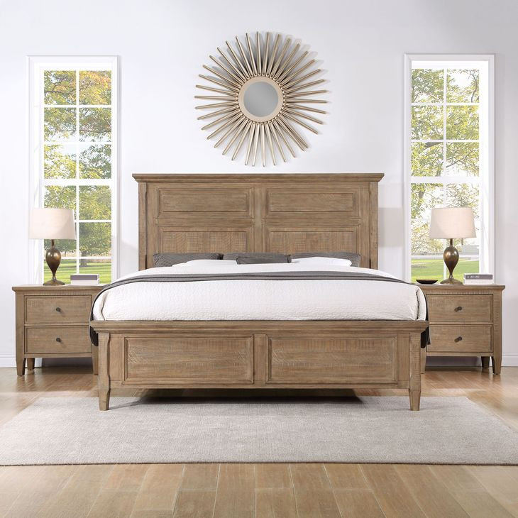 Riverdale Brown Queen Panel Bed