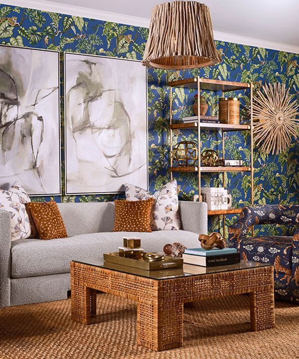 Harris Dark Brown Etagere with 4 Shelves