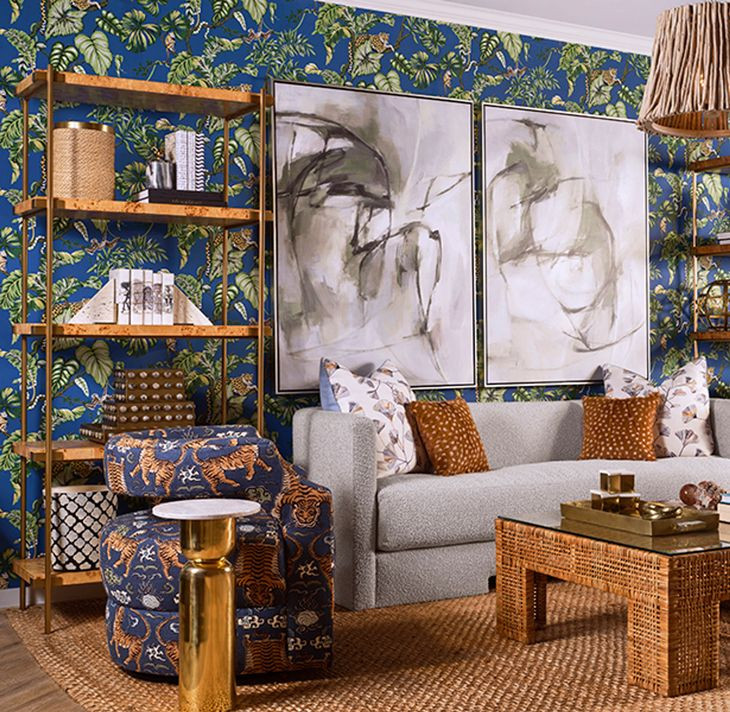 Harris Brown Etagere with 4 Shelves