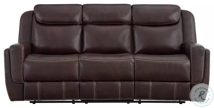 Lynx Brown Reclining Sofa