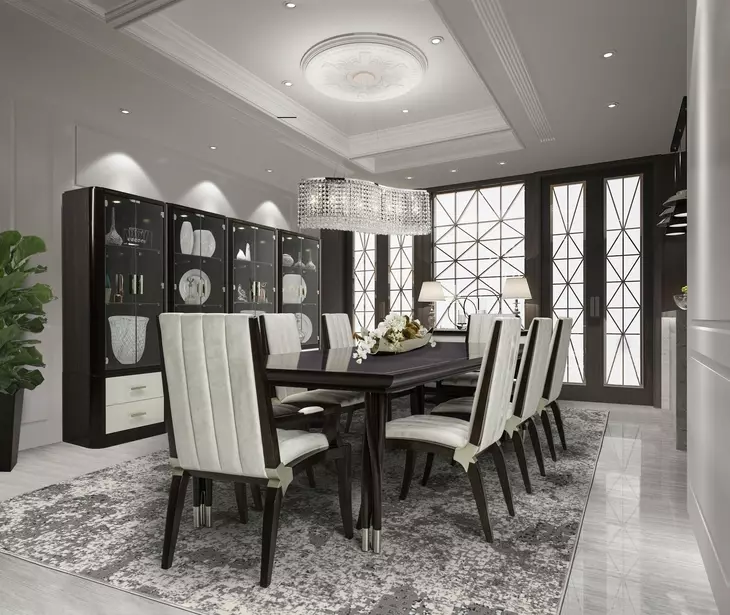 Paris Chic Espresso Dining Room Set
