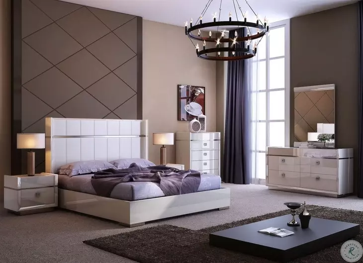 Paris White Queen Platform Bed