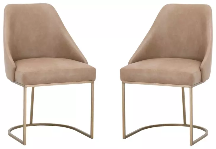 Parissa Ivanhoe Toast Dining Chair Set of 2