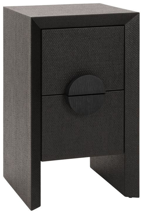 Parker Black Square Small Side Table