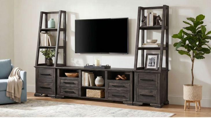 Hyde Charcoal 71'' TV Stand
