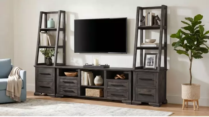 Hyde Charcoal 71'' TV Stand