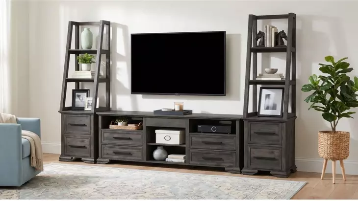 Hyde Charcoal 82'' TV Stand