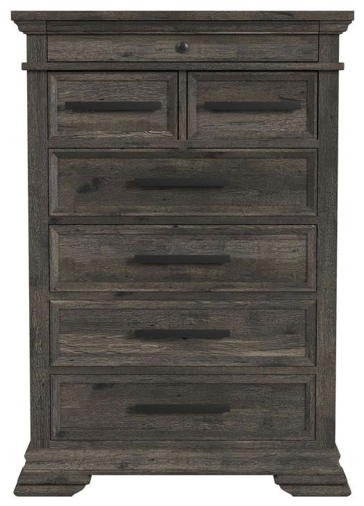 Hyde Charcoal 6 Drawer Chest