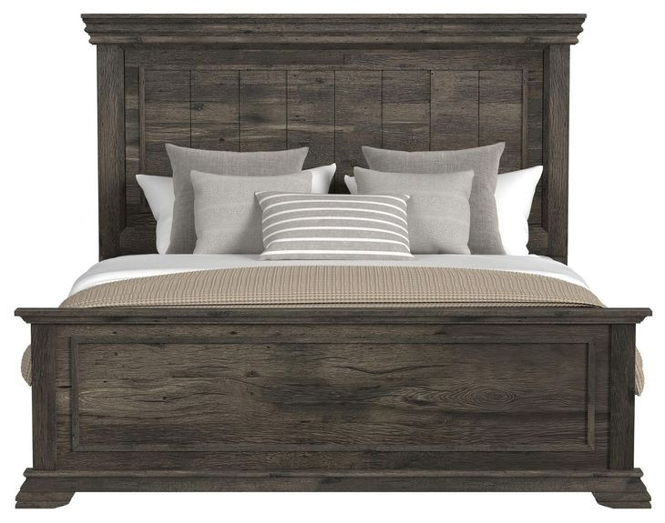 Hyde Charcoal King Panel Bed