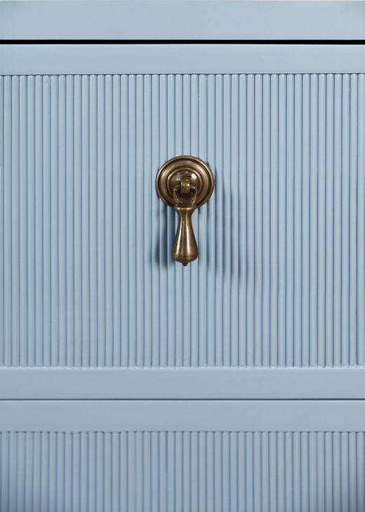 Pascal Light Blue 4 Drawer Chest