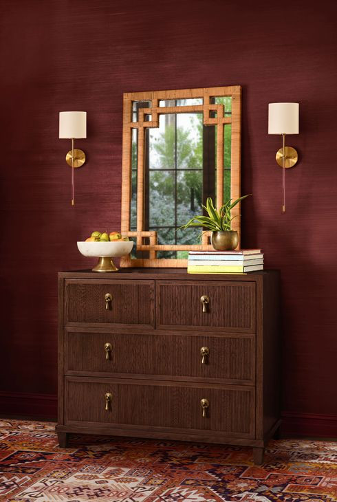 Pascal Provincial Brown Oak 4 Drawer Chest