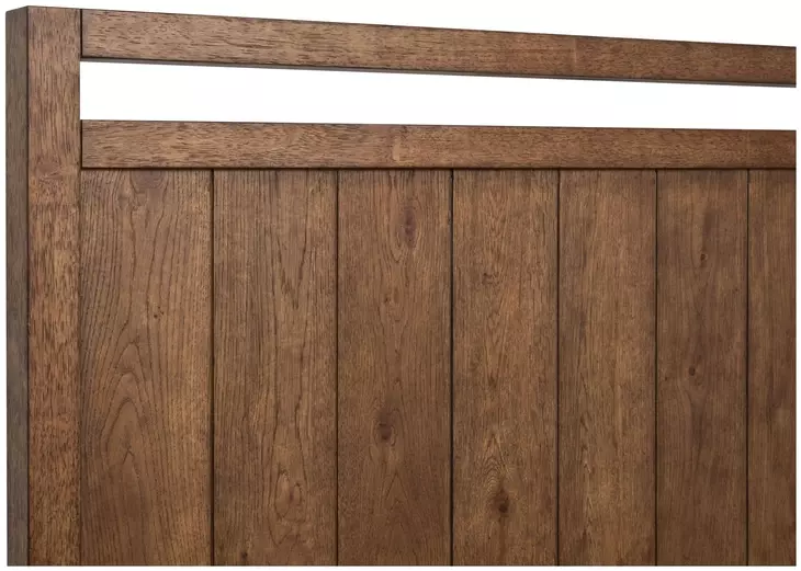 Conway Honey Wheat King Storage Panel Bed