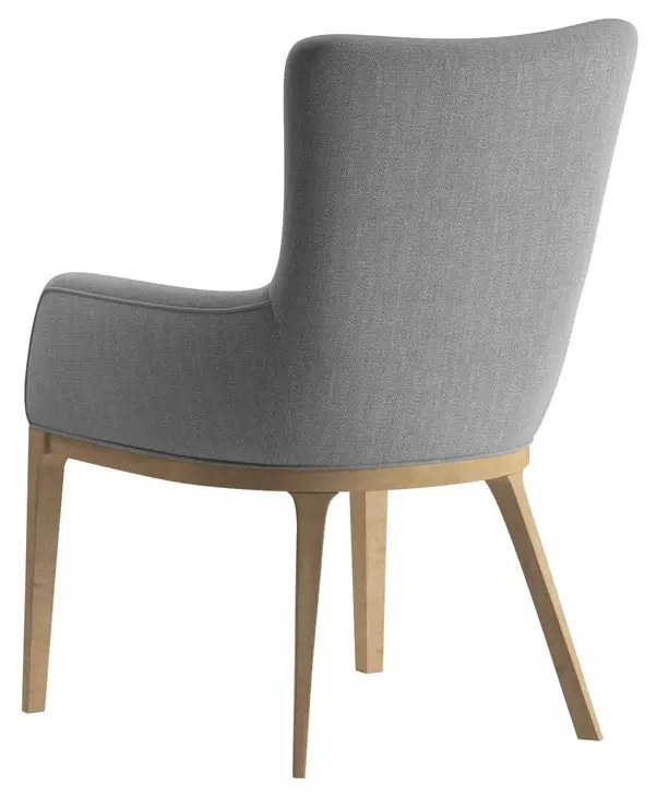 Loft Gray Upholstered Arm Chair