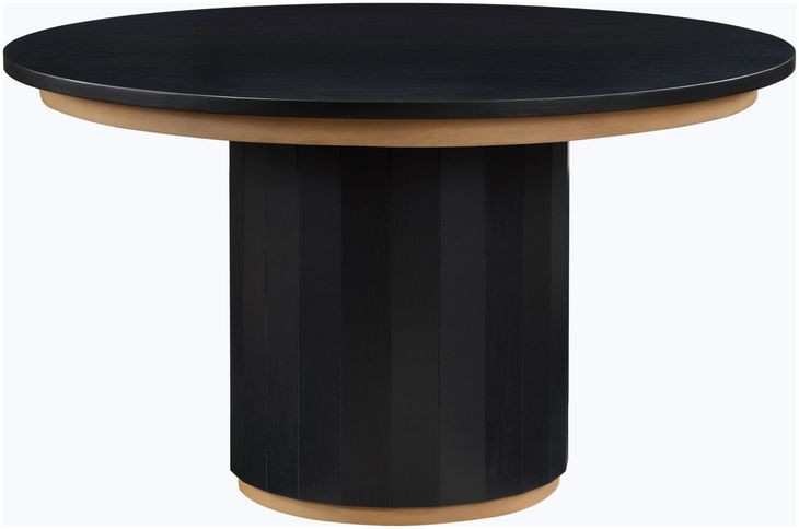 Magnolia 52" Black Round Dining Table