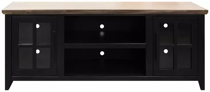 Providence Black and Bourbon 66" TV Stand