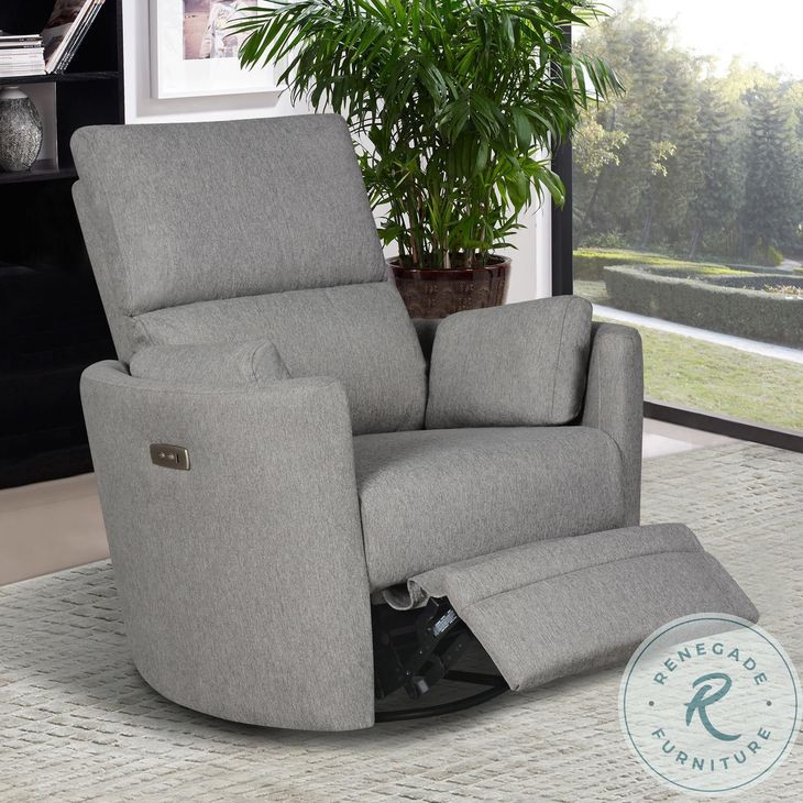 Compass Pebble Power Glider Recliner with USB Port