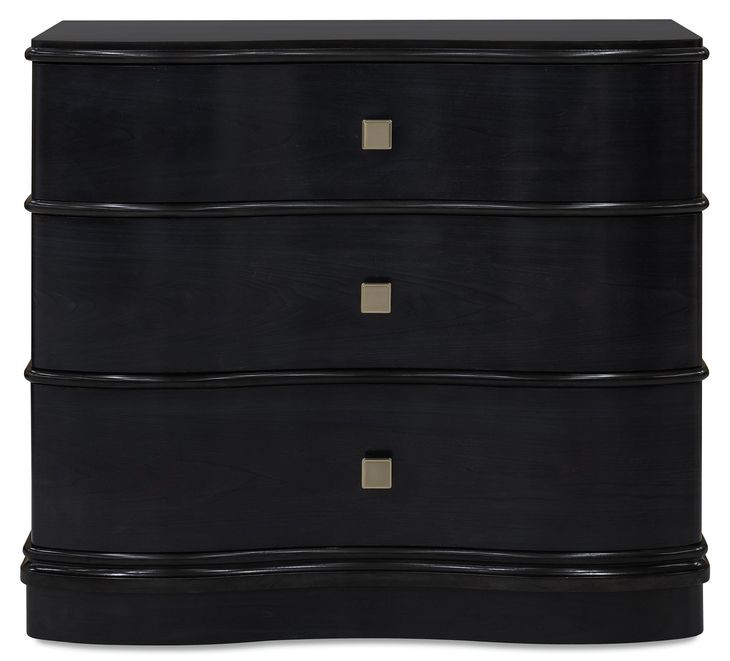 Mosaic Dark Midnight Blue 3 Drawer Merlot Accent Chest