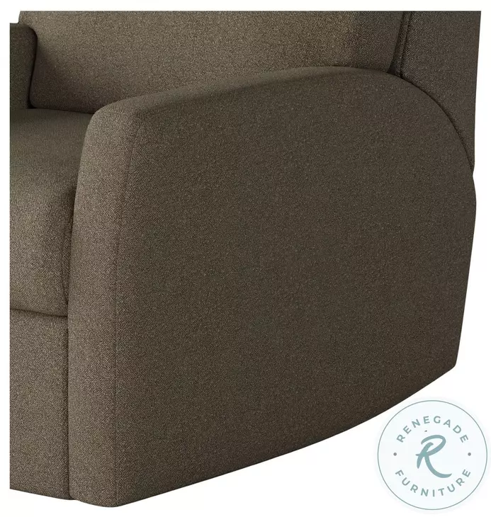 Mimi Glam Squad Truffle Swivel Rocker Recliner
