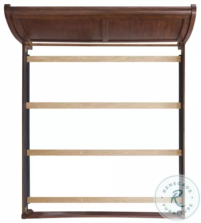 Stark Cherry King Sleigh Bed