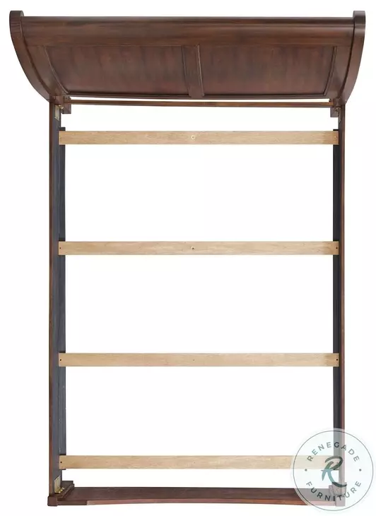 Stark Cherry Queen Sleigh Bed