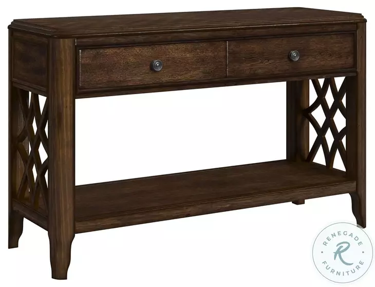 Stark Cherry Sofa Table