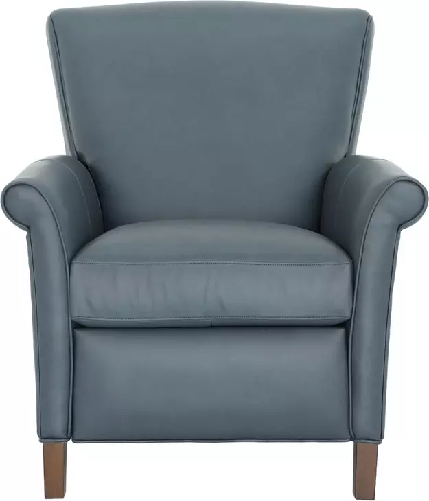 Phoebe Santa Fe Ocean Leather Push Thru The Arms Recliner