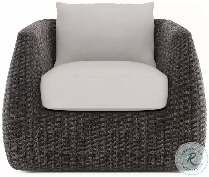 Sarene Dark Thatch And Beige Outdoor Chair