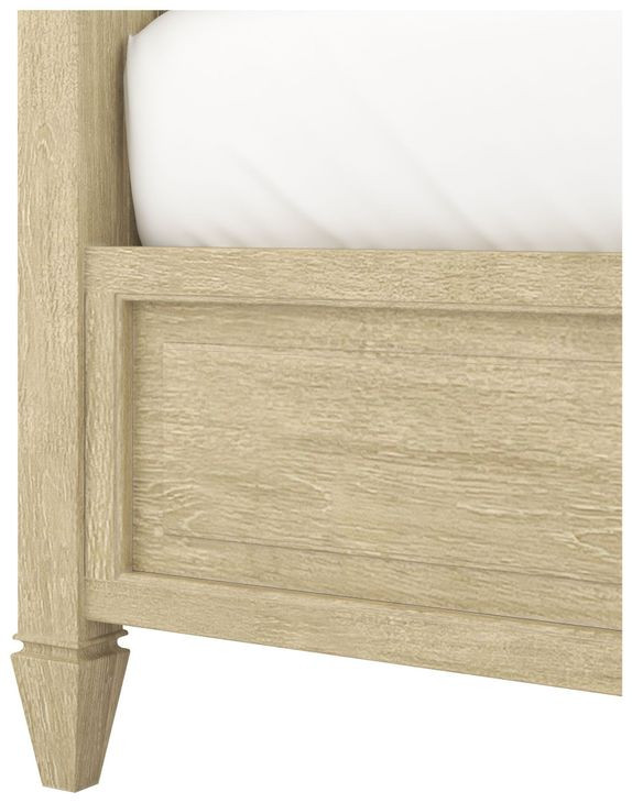 Eave Sundrenched Oak King Panel Bed