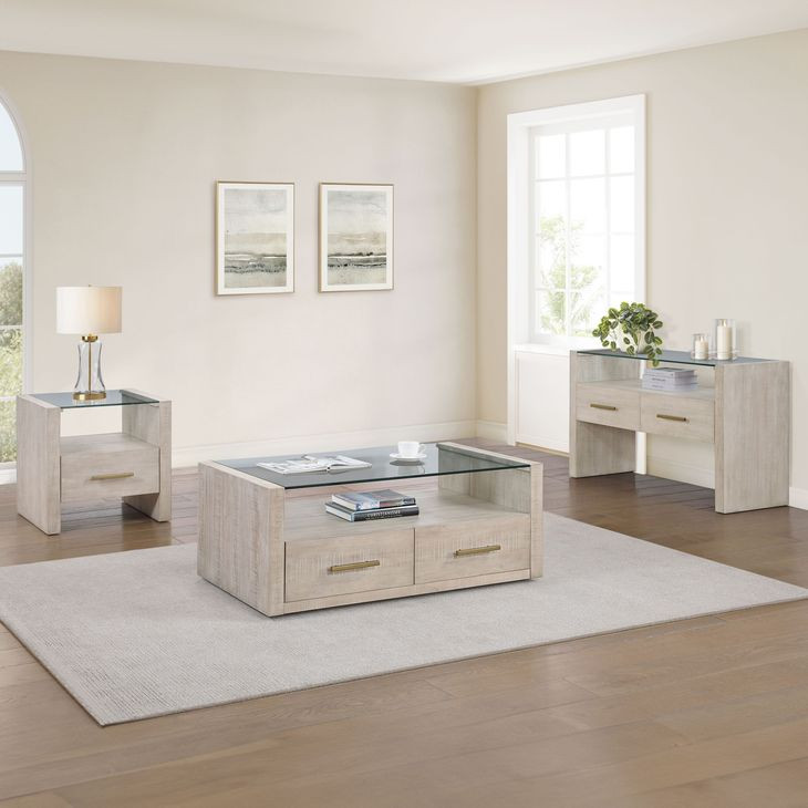 Garland Blonde Rectangular Ocassional Table