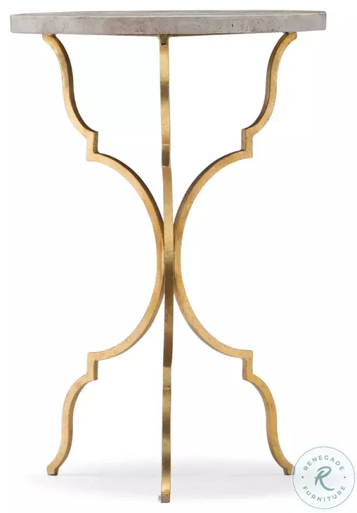 5540-50001-GLD Gold Round Martini Table