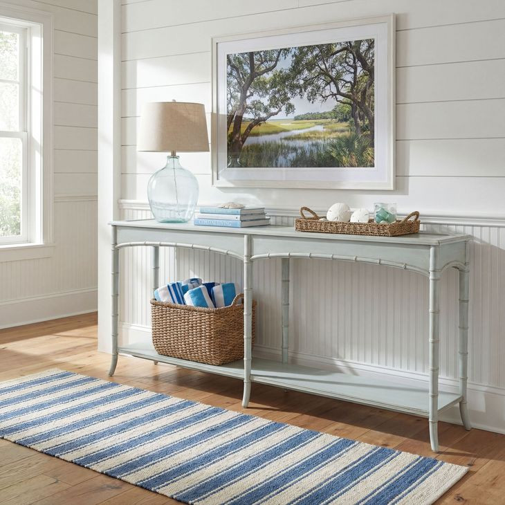 Charleston Haint Blue Console Table