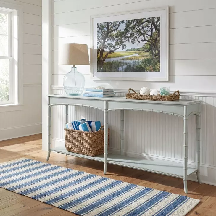 Charleston Haint Blue Console Table