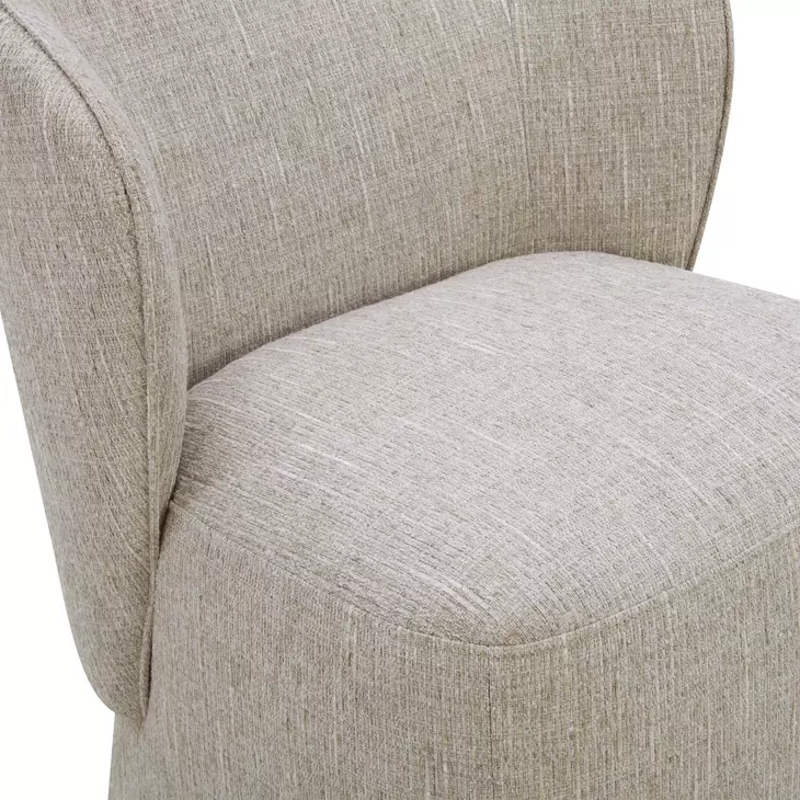 Zephyr Twillow Sand Upholstered Dining Chair Set of 2
