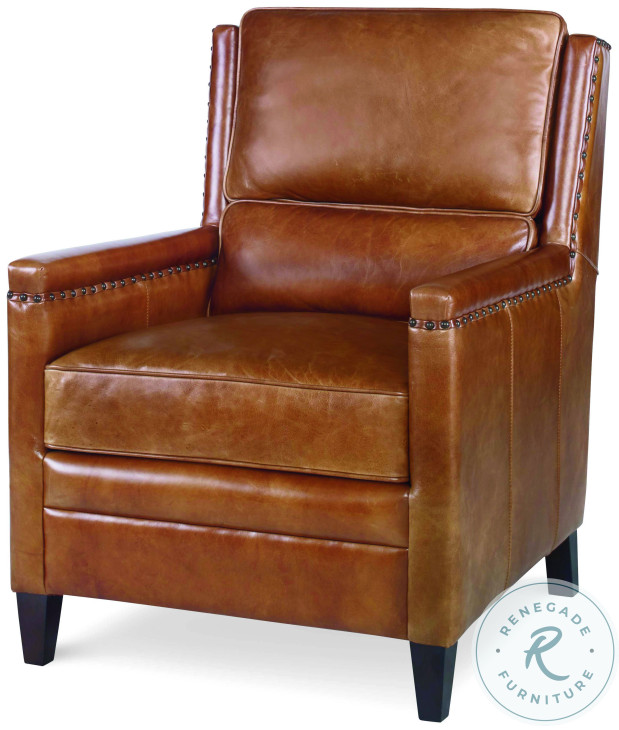 Bernard Brown Aniline Leather Chair