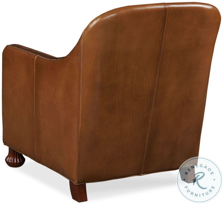 Rustler Brown Leather Chair