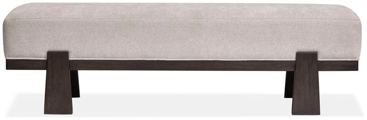 Tauren Gray Upholstered Bench
